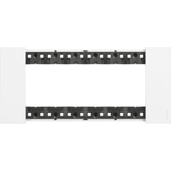 Vie Now Plaque 6 Places Modules, Blanc