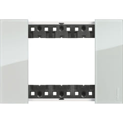 Bticino KA4803DA Vie Now - Plaque 3 Modules, Ciel, 130 x 50 X 10 CM