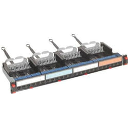 Panneau de brassage Bticino 24 connecteurs RJ45 CAT5E utp C9024C5EU