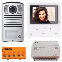 Description générale Le kit visiophone Bticino CLASSE100 V16B est idéal pour les maisons individuelles. Il comprend un portie ...