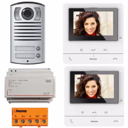 Description générale Découvrez le kit de portier vidéo bi-familial Bticino, une solution idéale pour ceux qui ont besoin d'un ...