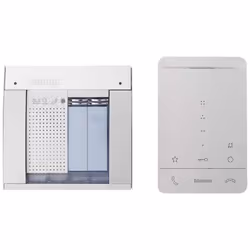 Kit interphone audio 2 fils - BTICINO - Sfera Allmetal - Blanc - 14 Cm 364