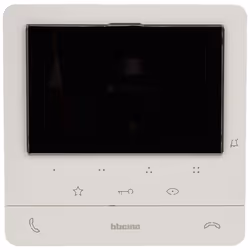 BTICINO - CLASSE 100 V16B - Station daccueil sans fil avec écran LCD couleur de 5