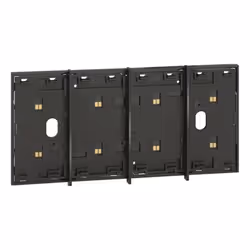 Cadre Électrifiés Bticino Living Now 4 modules avec des tirants esthétique (amovible) séparateur entre les commandes. Pour l' ...