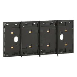 Cadre Électrifiés Bticino Living Maintenant 4 modules Noir KG8104