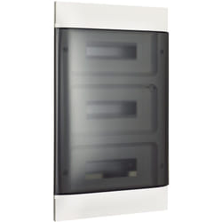 Bticino - E315P36D3 Tableau mural Habita Line 3x12 Modules din Porte fumée