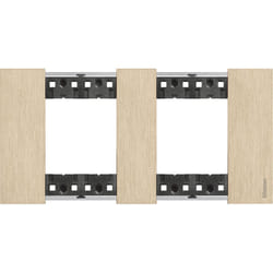 Legrand KA4802M2ZW Plaque de commutation et obturateur