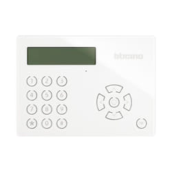 Clavier multifonction Bticino pour alarme antivol avec écran lcd 4215M