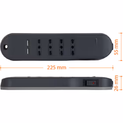 bticino Slim multiprise 1,5 m 4 sortie(s) CA Intérieure Gris - Vue supplémentaire 5