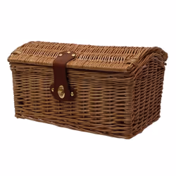 Carrefour Bauletto vimini post, Panier de vélo, Marron, 350 mm, 210 mm, 220 mm