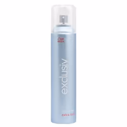 Wella Exclusiv No Gas Extra Strong, Laque, Unisexe, Tous types de cheveux, 250 ml, Fixation, Protection, Pulvérisateur