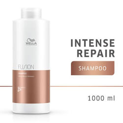 Wella Intense Repair Shampoo 1000 ml Shampoing Professionnel Femmes