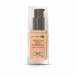 Max Factor Healthy Skin Harmony Miracle, Flacon pompe, Crème, Universel, Matifiant, Hydratant, Brillant, Lissage, Porcelain,  ...
