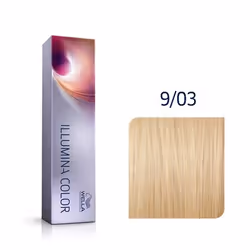 Wella Illumina Color 9/03 Blond très Clair Naturel Doré 60ml