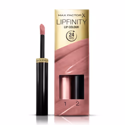 Max Factor Lipfinity Lip Colour, Nu, Pearly Nude, 1 couleurs, Coloration, Hydratant, Brillant, Liquide