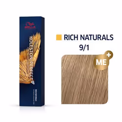 Wella Koleston Perfect Me+ Rich Naturals 9/1 Blond très Clair Cendré 60ml
