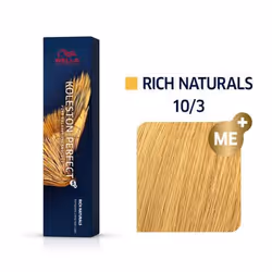 Wella Koleston Perfect Me+ Rich Naturals 10/3 Blond très très Clair Doré 60ml