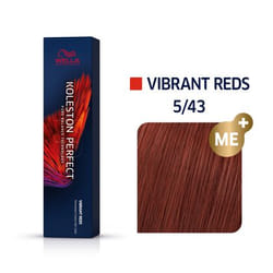 Wella Koleston Perfect Me+ Vibrant Reds 5/43 Châtain Clair Cuivré Doré 60ml
