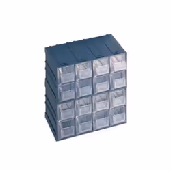 Terry Store-Age 1000015, 16 tiroir(s), Gris, 1 pièce(s), 208 mm, 132 mm, 208 mm