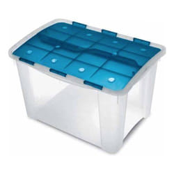 Terry Store-Age Home Box 60 Boîte de rangement Rectangulaire Bleu, Transparent
