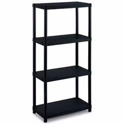Terry Store-Age 3060/4, 4 étagères, Noir, 25 kg, 4 min, Fixation au cadre, 600 mm