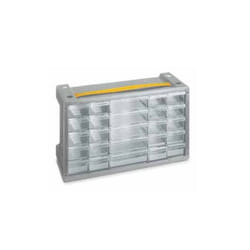 Terry Store-Age Poker Boîte pour petites pièces Gris, Transparent