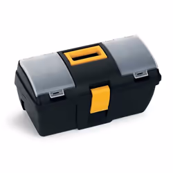Terry Store-Age 161 C, Boîte à outils, Plastique, Noir, Jaune, Charnière, 393 mm, 189 mm