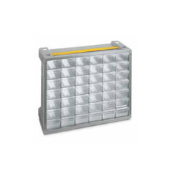 Terry Store-Age Poker Boîte pour petites pièces Gris, Transparent