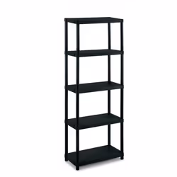 Terry Store-Age 3060/5, 5 étagères, Plastique, Plastique, Noir, 25 kg, 5 min