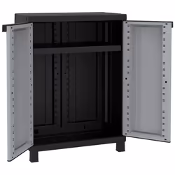 Armoire à deux portes avec 1 étagère réglable twistblack680 68x39x91,5cm pour le service après-vente, veuillez contacter xavi ...