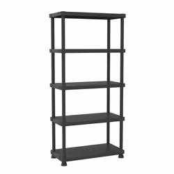 Terry Store-Age 9045/5C, 5 étagères, Plastique, Plastique, Noir, 70 kg, 10 min