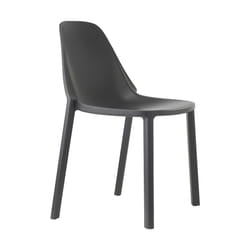 SCAB Giardino Più chaise d'extérieur Dîner Siège rigide Dossier rigide Technopolymère Anthracite