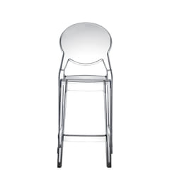 SCAB Giardino Igloo Tabouret de bar Siège rigide Dossier rigide 4 pieds
