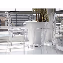 SCAB Giardino Igloo Tabouret de bar Siège rigide Dossier rigide 4 pieds