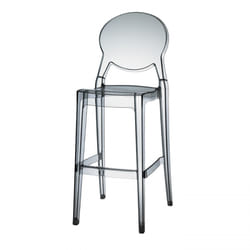 SCAB Giardino Igloo Tabouret de bar Siège rigide Dossier rigide 4 pieds