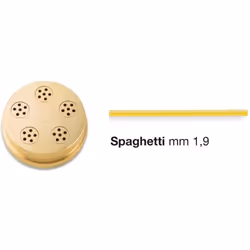 Imperia 283, Accessoire machine à pâte pour spaghetti, Bronze, 1,9 mm, Raviolatrice Monferrina, 1 pièce(s)