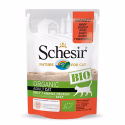 Schesir 01064440, Adulte, Toutes races, Bœuf, 85 g