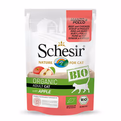 Schesir 01064460, Adulte, Toutes races, Bœuf, 85 g