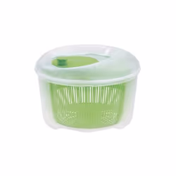 Corps en plastique Panier intérieur vert amovible Sèche et sert : centrifugeuse et saladier