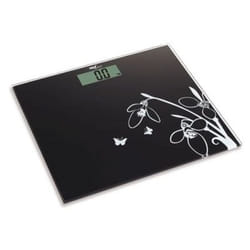 Melchioni Flat N Carré Noir, Blanc Pèse-personne électronique