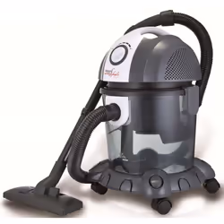Melchioni MR BIN G, 1400 W, Aspirateur réservoir cylindrique, Sec&humide, Sans sac, 15 L, HEPA