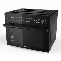 Melchioni 118340032, Friteuse d’air chaud, 30 L, 30 °C, 230 °C, Unique, Noir