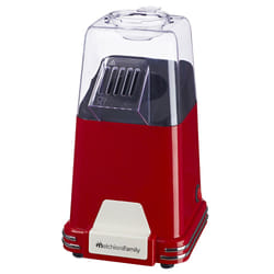 Melchioni 118370001 machine à popcorn Rouge, Transparent 0,057 L 1100 W