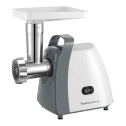 Melchioni 118420214 hachoir 250 W Gris, Acier inoxydable, Blanc