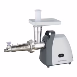 Melchioni 118420214 hachoir 250 W Gris, Acier inoxydable, Blanc