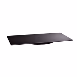 Meliconi Rotobase Elite M, Support de TV, Noir, Verre, Noir, 70 kg, 360°