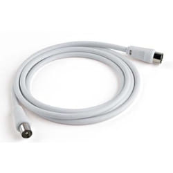 Meliconi ANT2M câble coaxial 2 m 9,5 mm Blanc