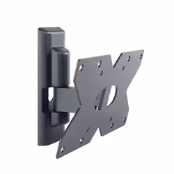 Meliconi CME ETR120, 81,3 cm (32"), 75 x 75 mm, 200 x 100 mm, -15 - 15°, Acier, Noir