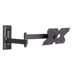 Meliconi EDR120, 75 x 75 mm, 200 x 100 mm, -5 - 25°, -90 - 90°, Métal, Noir