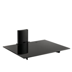 Meliconi 480517 Etagère audiovisuelle Noir Verre